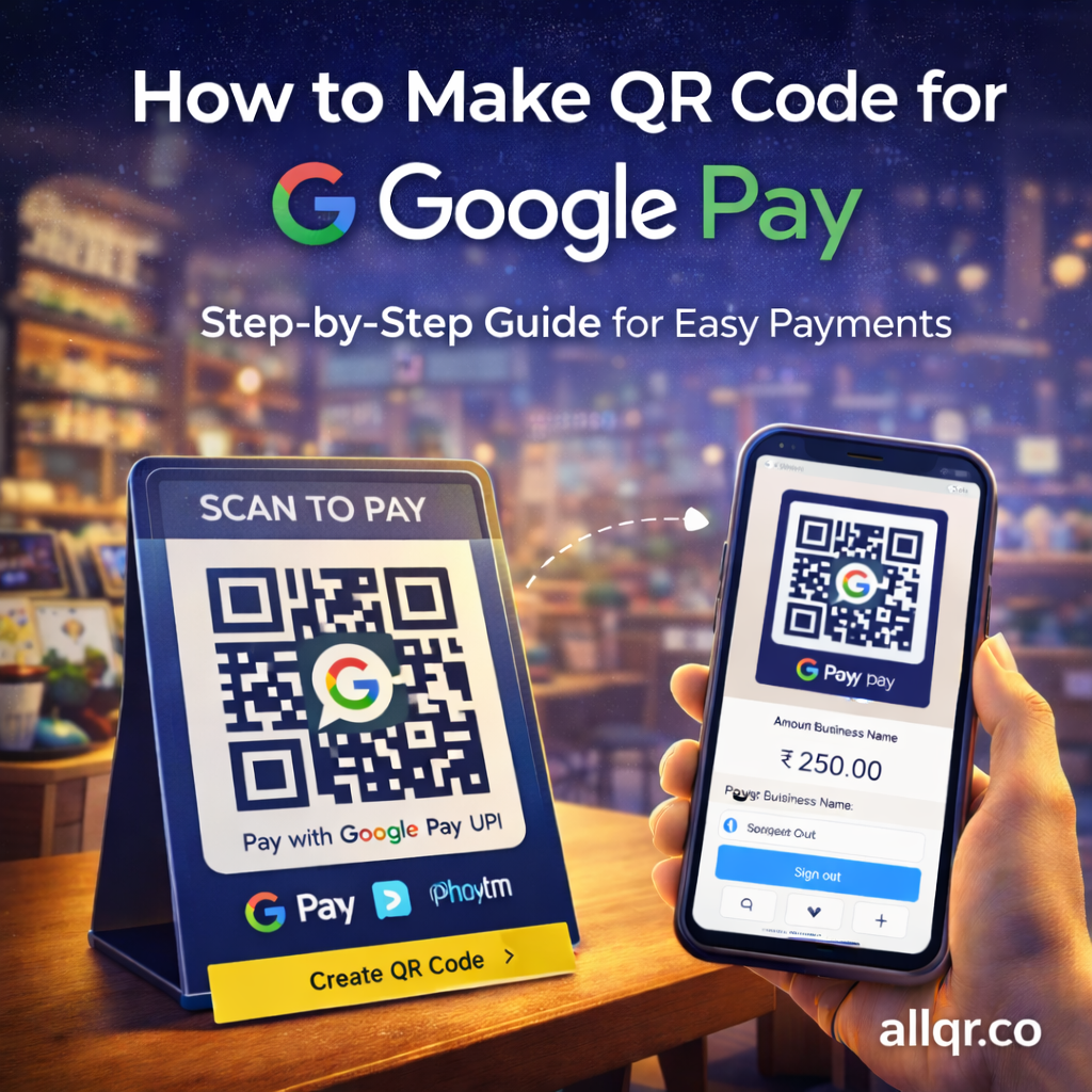 How to Make QR Code for Google Pay
