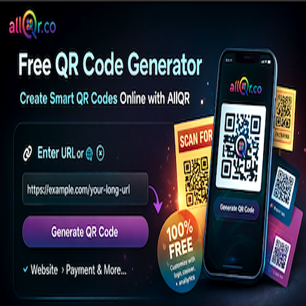 Free QR Code Generator – Create QR Codes Online Instantly for Business & Personal Use