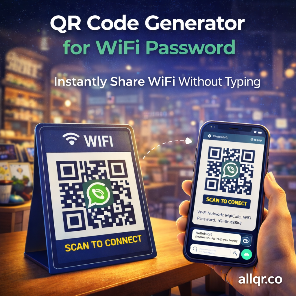 QR Code Generator for WiFi Password