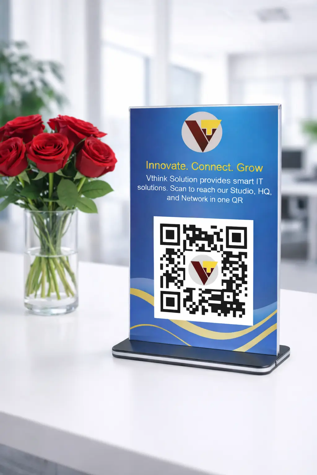 Branded short URL generator with QR code and analytics tracking